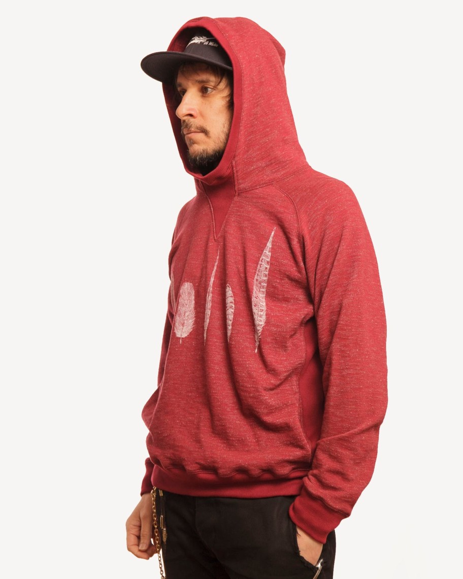 Men 18 Waits Knits | T-Shirts | The Hoodie | Burgundy