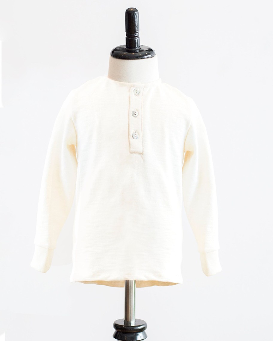 Kids Hopper Hunter | Henley | Natural Jersey