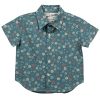 Kids Hopper Hunter | Short Sleeve Shirt | Blue Wildflowers