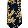 Men 18 Waits Ties & Pocket Squares | The Tie | Gold Floral