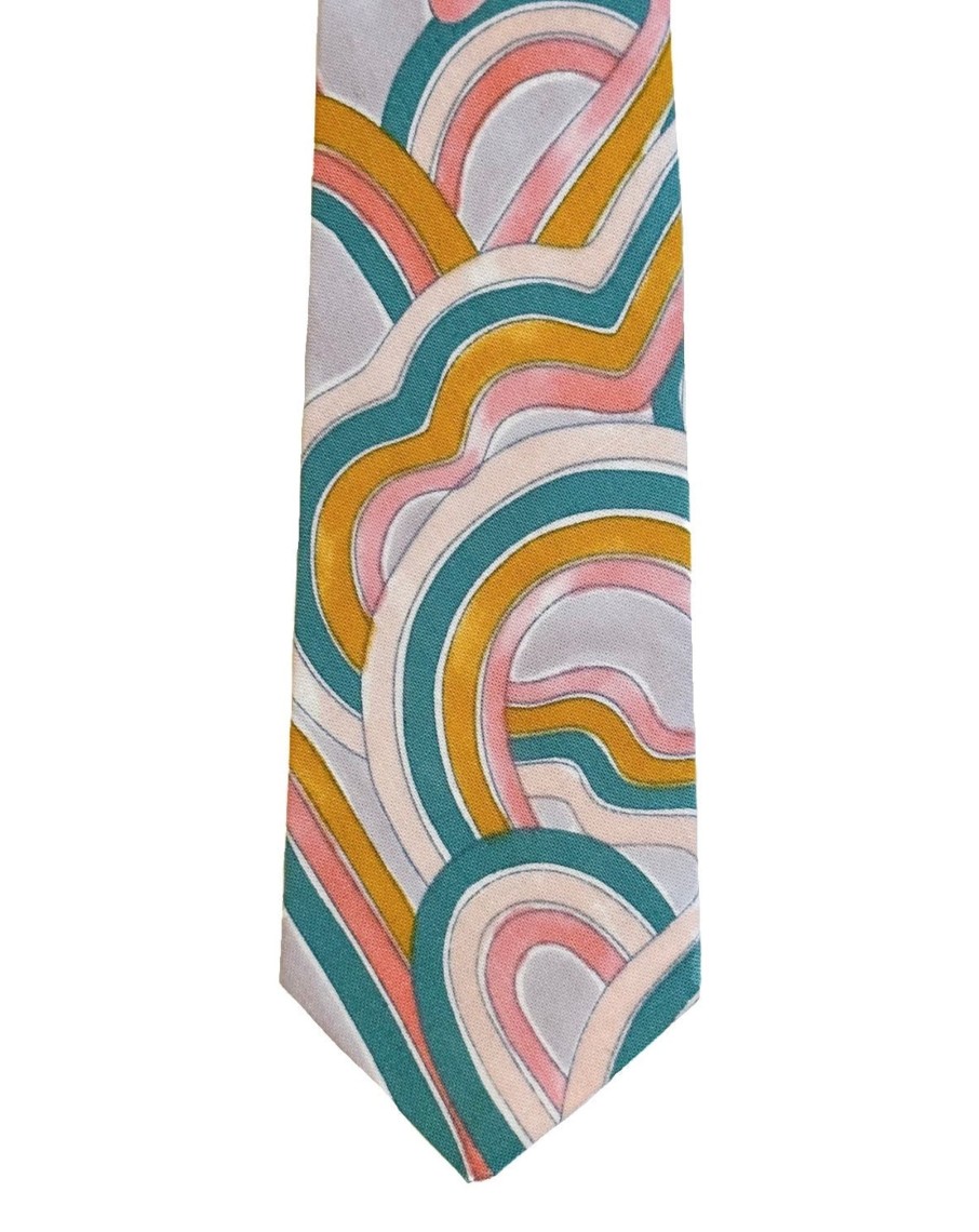 Men 18 Waits Ties & Pocket Squares | The Tie | Pink Garden