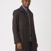 Men 18 Waits Jackets | Classic Trench | Dark Brown Wool