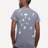 Men 18 Waits Knits | T-Shirts | Graphic T-Shirt | Castaways | Heather Navy