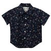 Kids Hopper Hunter | Short Sleeve Shirt | Navy Wildflowers