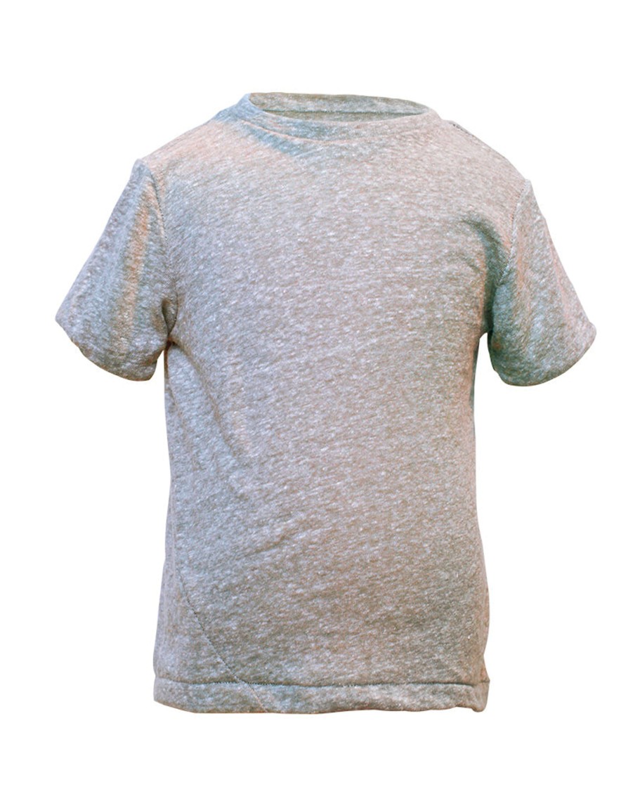 Kids Hopper Hunter | Skip Tee | Grey Linen Slub