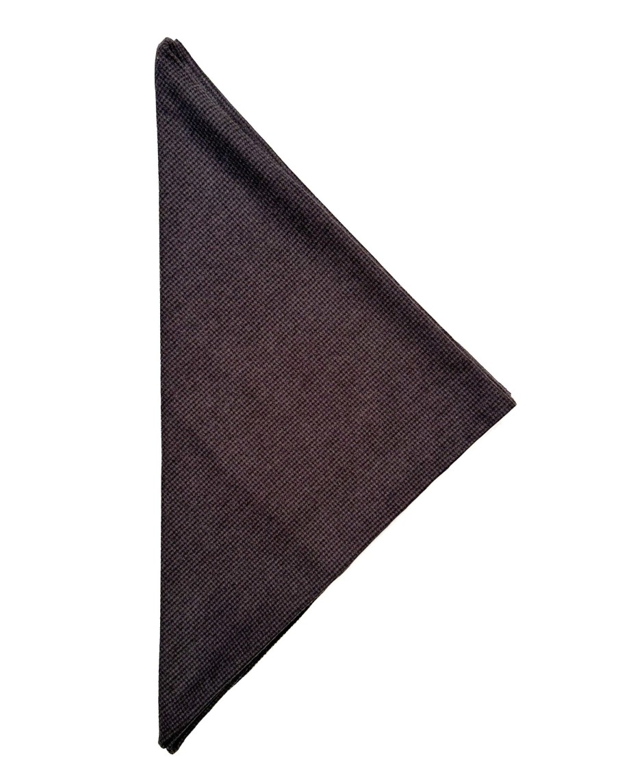 Men 18 Waits Bandanas | Cowboy Bandana | Charcoal Houndstooth