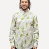 Men 18 Waits Shirts | Long Sleeve Dylan Shirt | Faded Flora