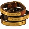 Men 18 Waits Jewelry | Leather U0026 Brass Bracelets