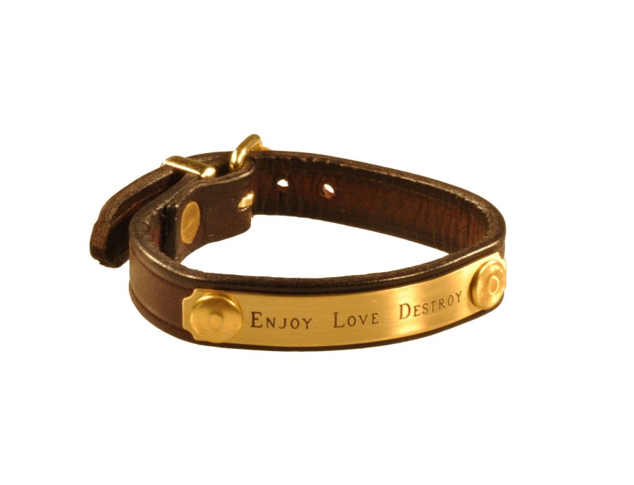 Men 18 Waits Jewelry | Leather U0026 Brass Bracelets