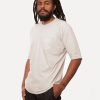 Men 18 Waits Knits | T-Shirts | 3/4 Sleeve Raglan Pocket Tee | Heather Cloud