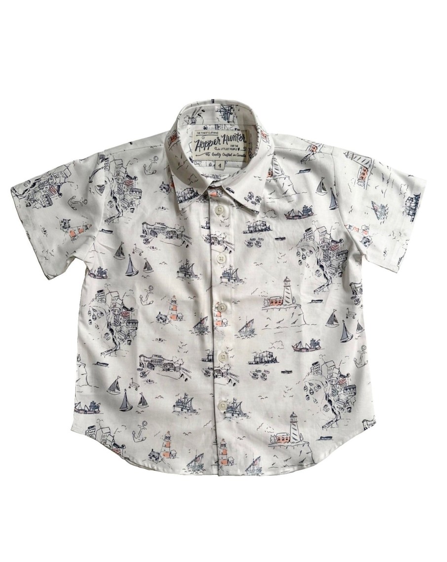 Kids Hopper Hunter | Short Sleeve Shirt | Seaside