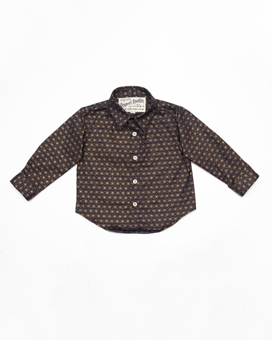 Kids Hopper Hunter | Long Sleeve Shirt | Indigo Burst