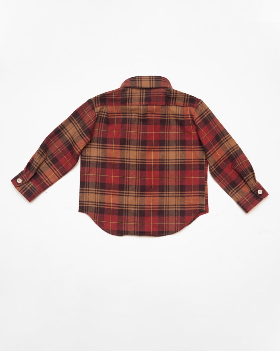 Kids Hopper Hunter | Long Sleeve Shirt | Autumn Plaid