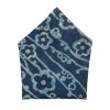 Men 18 Waits Ties & Pocket Squares | Pocket Square | Faded Japanese Flowers