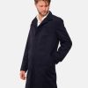 Men 18 Waits Jackets | Classic Trench | Midnight Wool