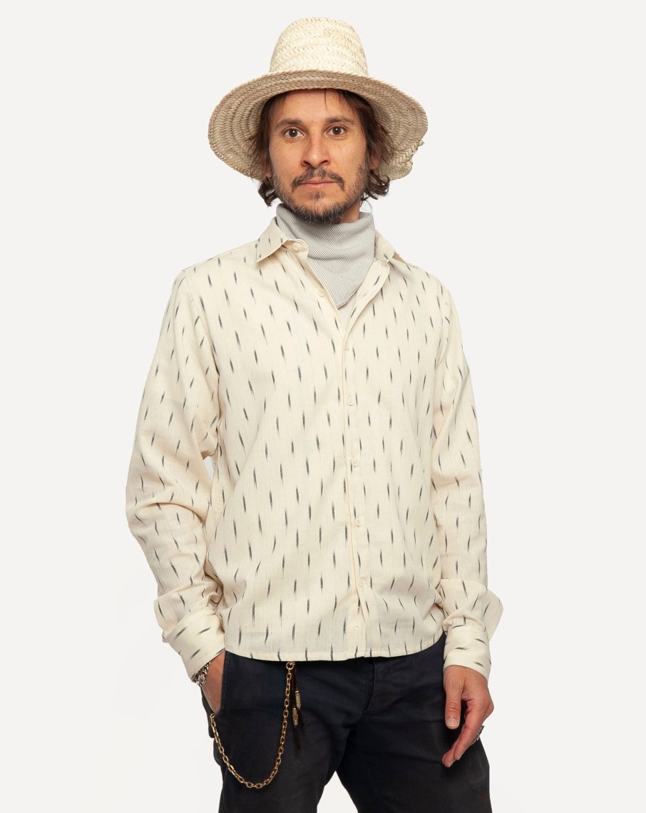 Men 18 Waits Shirts | Long Sleeve Dylan Shirt | Bali Wisps