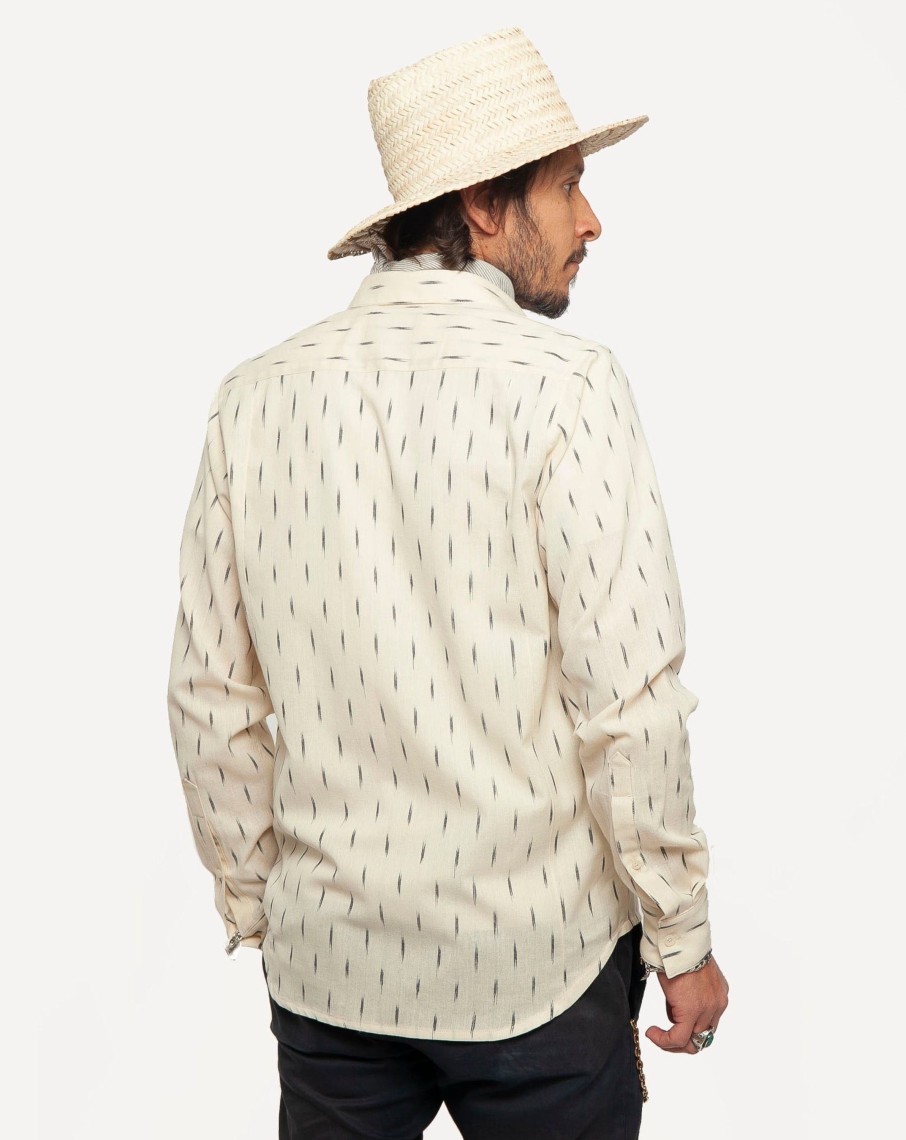 Men 18 Waits Shirts | Long Sleeve Dylan Shirt | Bali Wisps