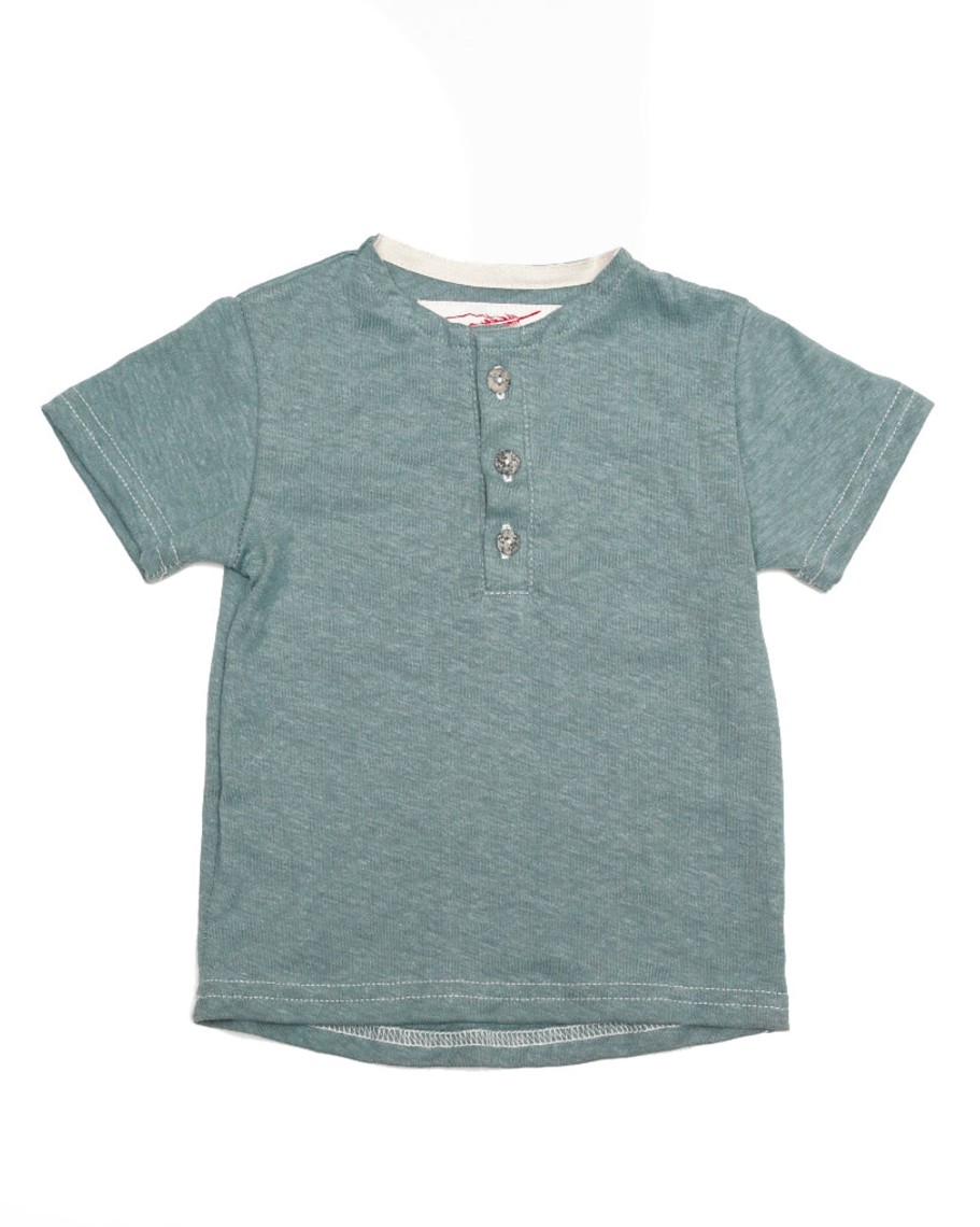 Kids Hopper Hunter | Summer Henley | Sky Hemp