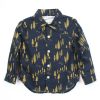 Kids 18 Waits | Long Sleeve Shirt | Navy Woodlands