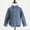 Kids Hopper Hunter | Long Sleeve Shirt | Navy Fleck