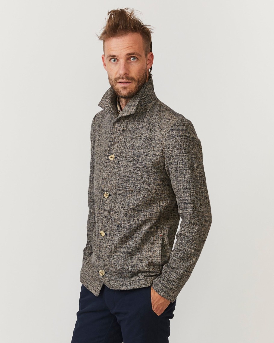 Men 18 Waits Jackets | Baumer | Indigo Storm