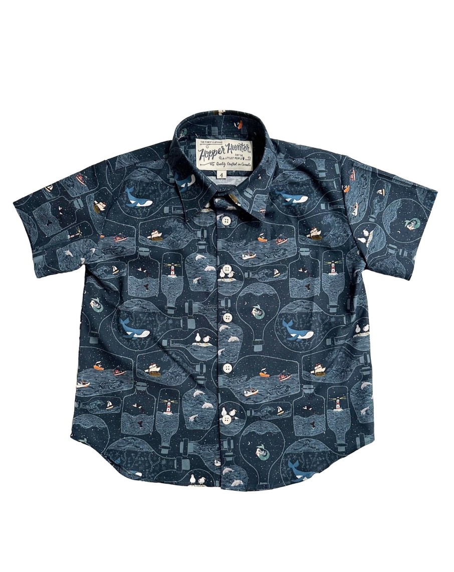 Kids Hopper Hunter | Short Sleeve Shirt | Into The Deep