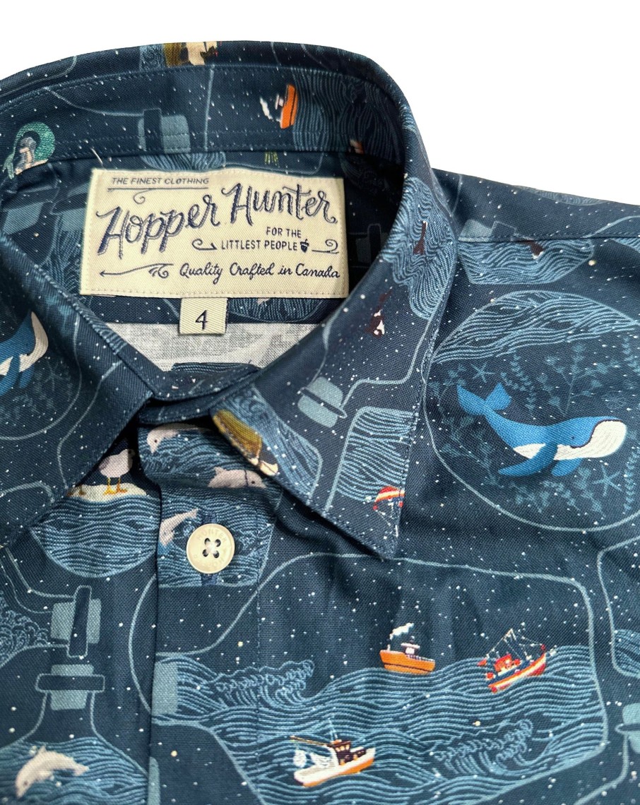 Kids Hopper Hunter | Short Sleeve Shirt | Into The Deep