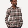 Men 18 Waits Shirts | Long Sleeve Dylan Shirt | Mammoth Flannel - Smoke