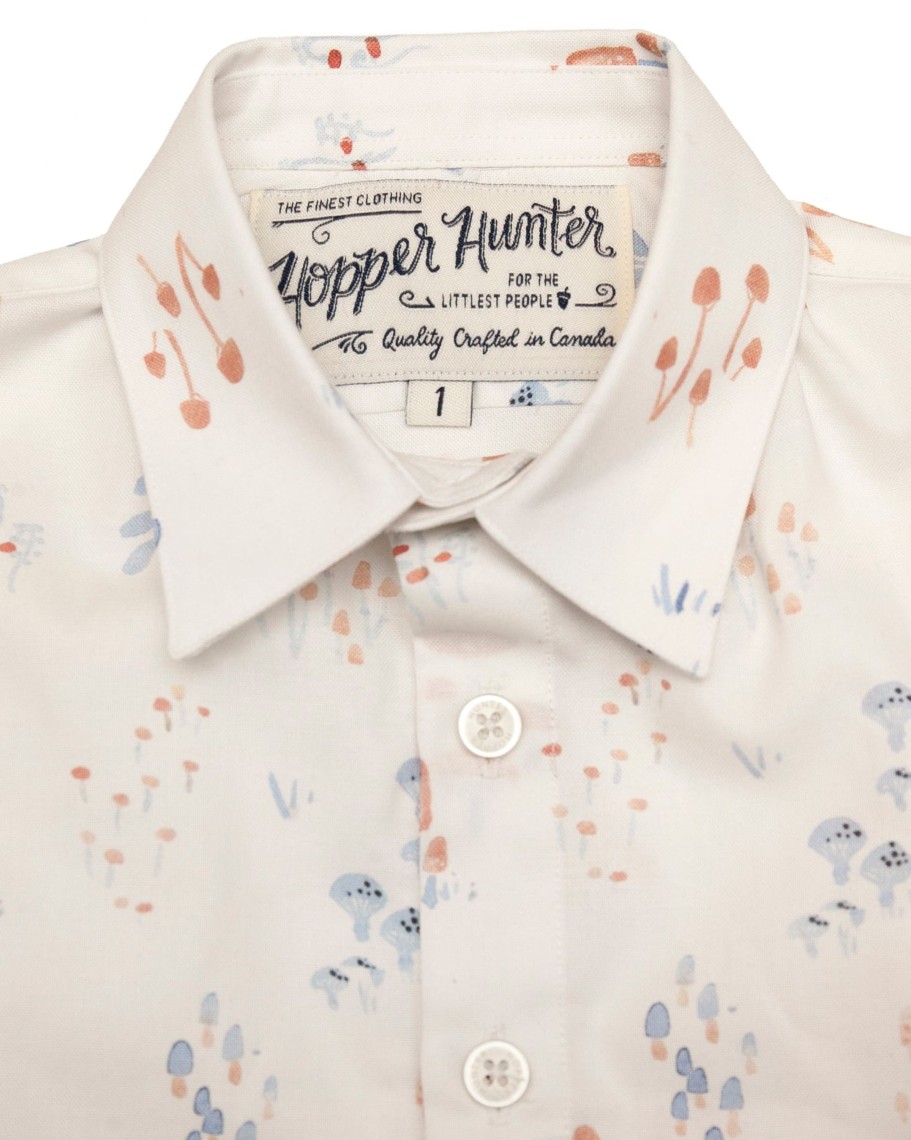 Kids Hopper Hunter | Long Sleeve Shirt | Field Funghi