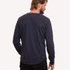 Men 18 Waits Knits | T-Shirts | Heritage Henley | Navy Hemp