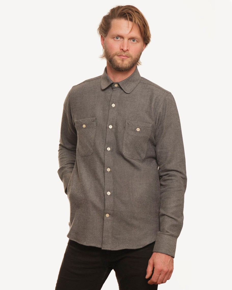 Men 18 Waits Shirts | Woodsman Shirt | Smokey Flannel