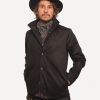 Men 18 Waits Jackets | Baumer | Black Herringbone Hemp