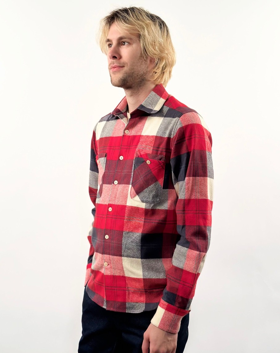 Men 18 Waits Shirts | Woodsman Shirt | Mammoth Flannel - Americana