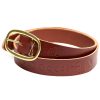 Men Miscellaneous Goods Leather Goods | Misc Goods | Moon Is Down Leather Belt | Brown