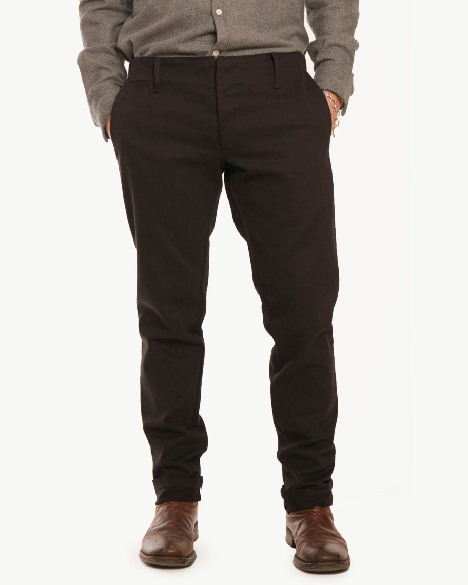 Men 18 Waits Trousers | Signature Trouser | Black Bull Denim