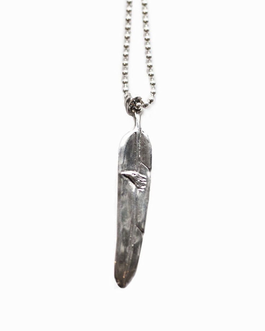 Men 18 Waits Jewelry | Heritage Series | Sequoia Feather Necklace