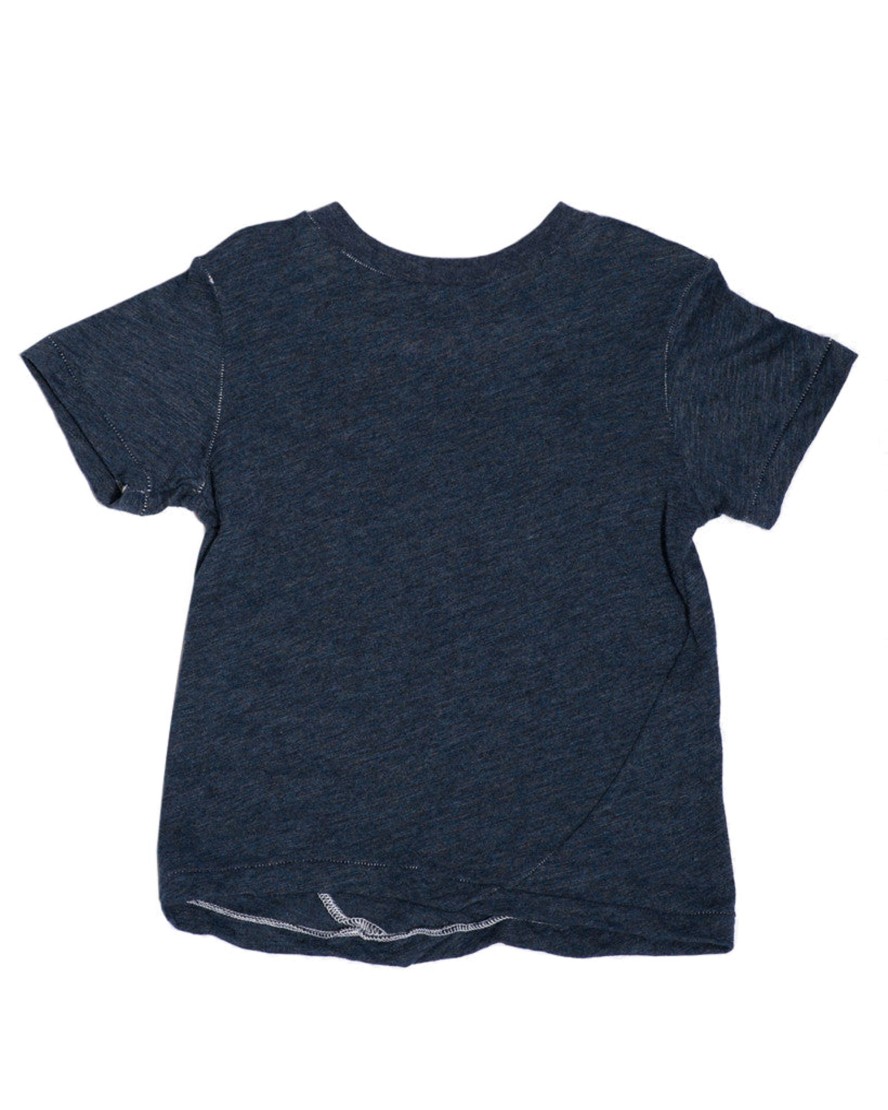 Kids Hopper Hunter | Skip Tee | Navy Slub Jersey