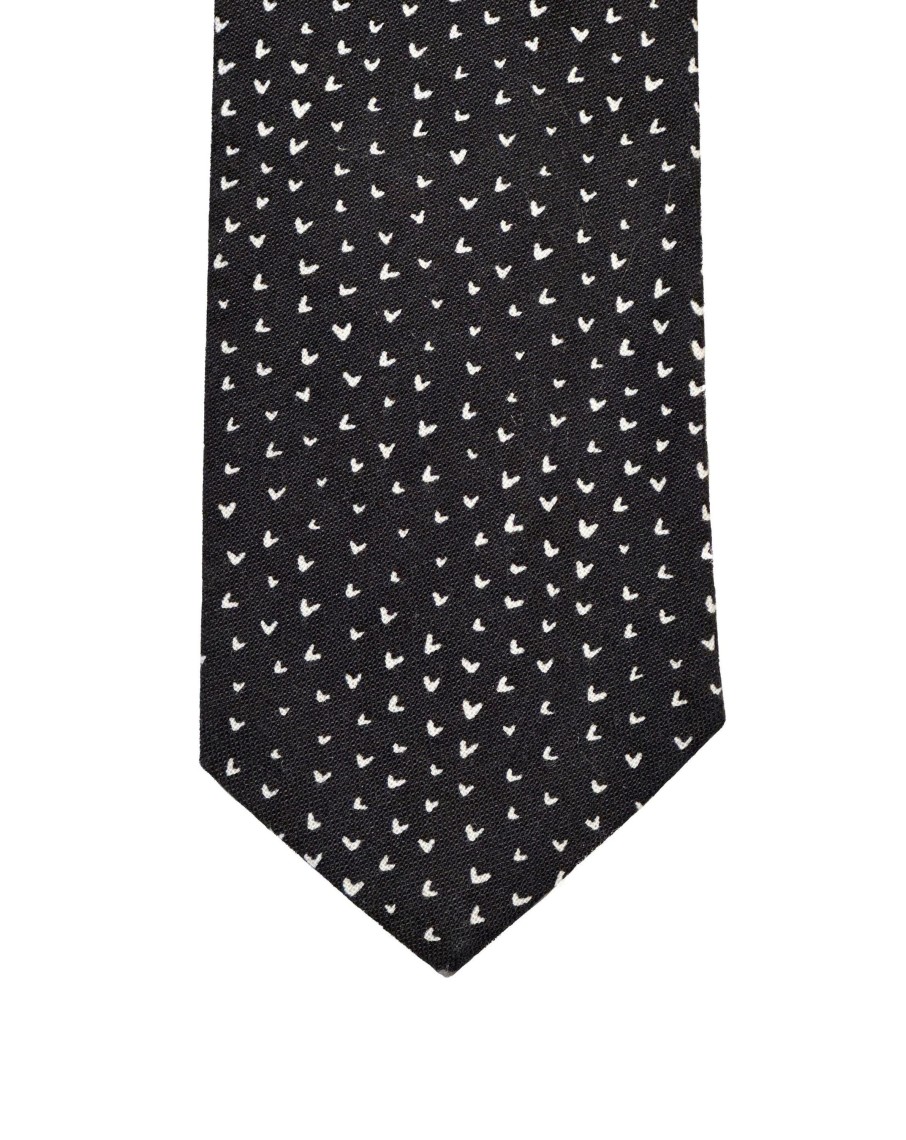 Men 18 Waits Ties & Pocket Squares | The Tie | Black Hearts