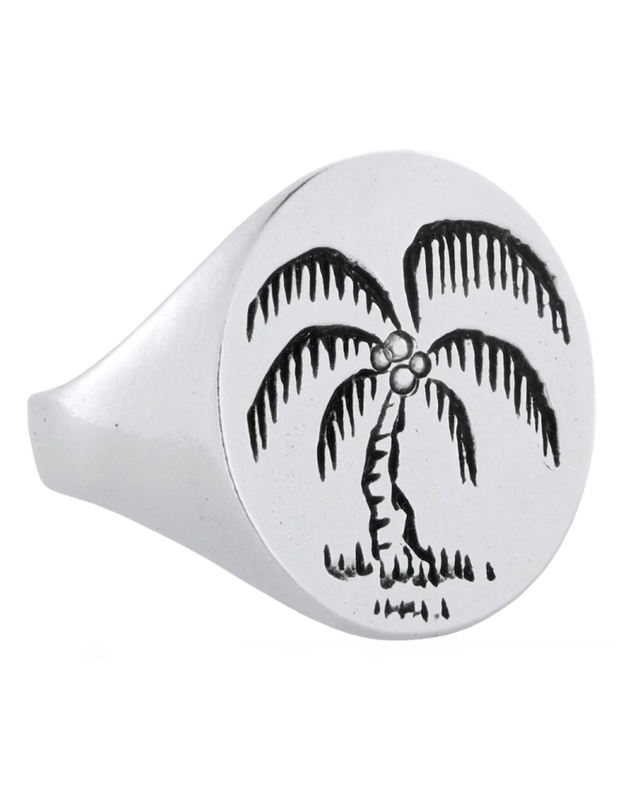 Men LHN Jewelry | Lhn | Palm Tree Signet Ring