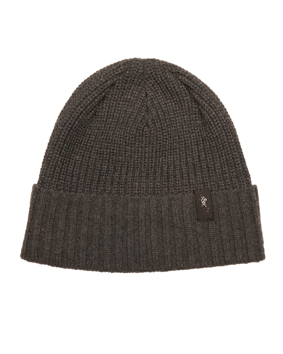 Men 18 Waits Hats & Caps | The Toque | Charcoal Ribbed Knit