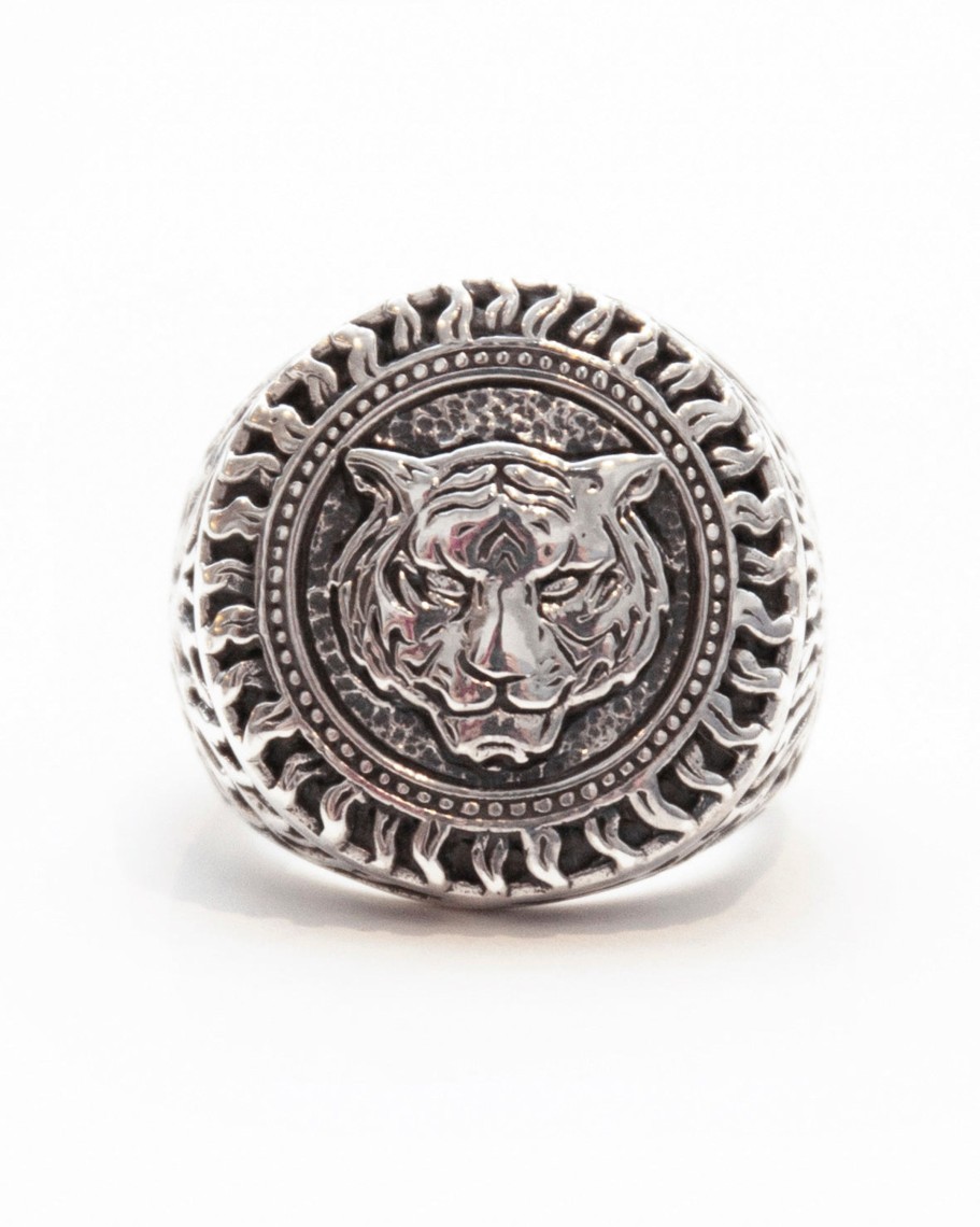 Men 18 Waits Jewelry | Animal Series | Tiger Ring