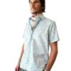 Men 18 Waits Shirts | Short Sleeve Dylan Shirt | Flamingos