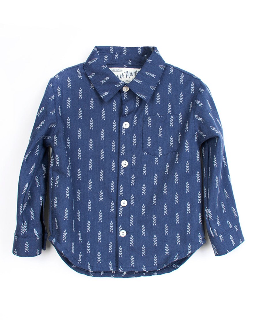 Kids 18 Waits | Long Sleeve Shirt | Indigo Arrows