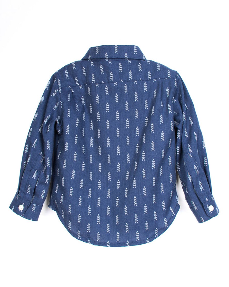 Kids 18 Waits | Long Sleeve Shirt | Indigo Arrows