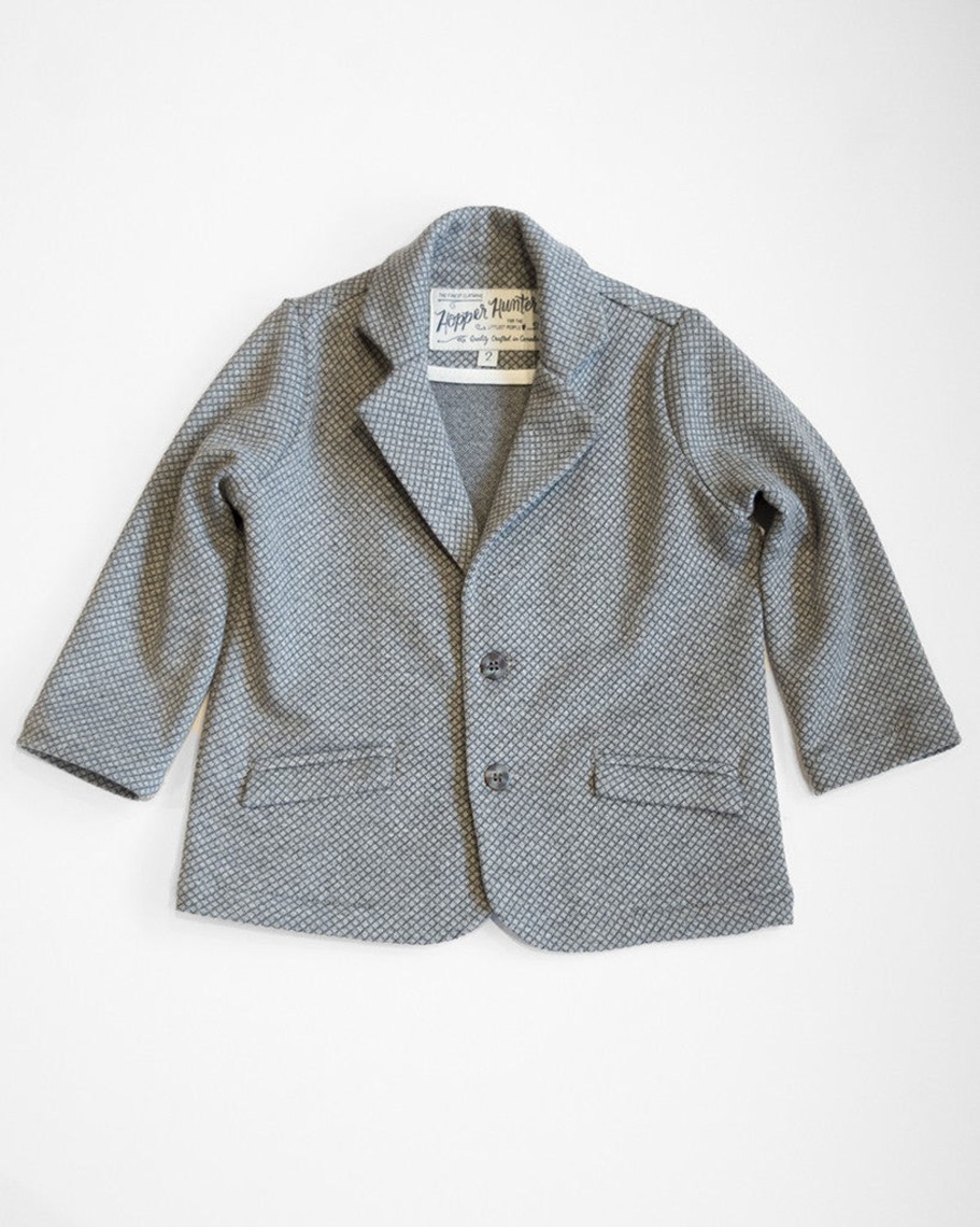 Kids Hopper Hunter | Blazer | Charcoal Diamonds