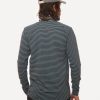 Men 18 Waits Knits | T-Shirts | Long Sleeve Signature T-Shirt | Ocean Stripe