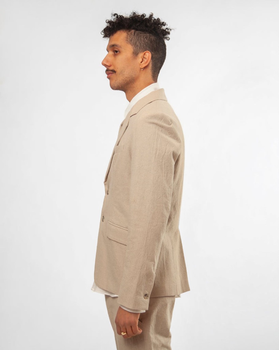 Men 18 Waits Blazers | Blazer | Crushed Natural Linen