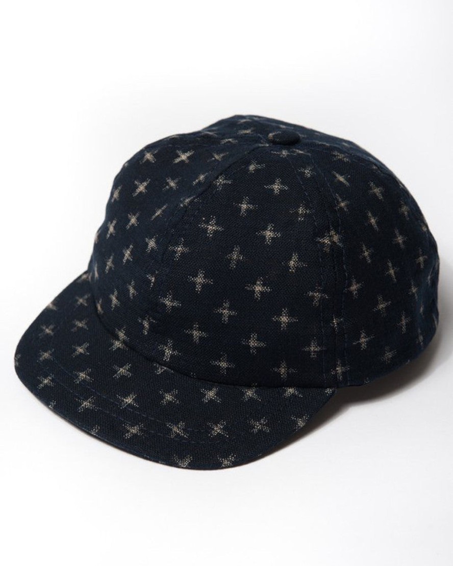 Kids Hopper Hunter | Camp Cap | Indigo Crosshatch