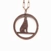 Men 18 Waits Jewelry | Animal Series | Howlin' Wolf Necklace