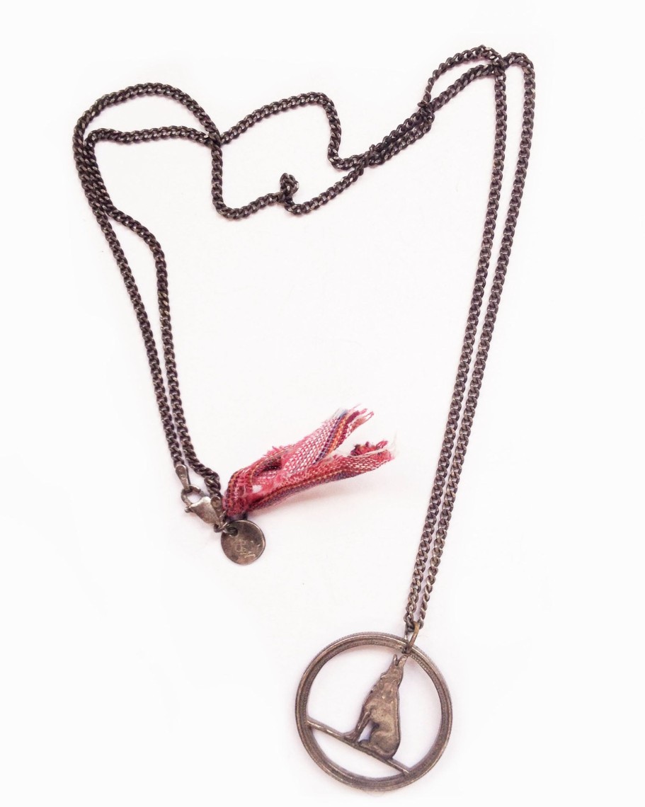 Men 18 Waits Jewelry | Animal Series | Howlin' Wolf Necklace